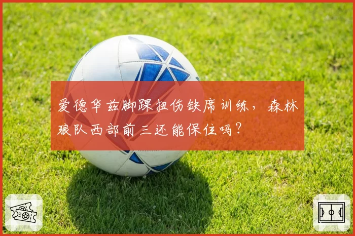 爱德华兹脚踝扭伤缺席训练，森林狼队西部前三还能保住吗？