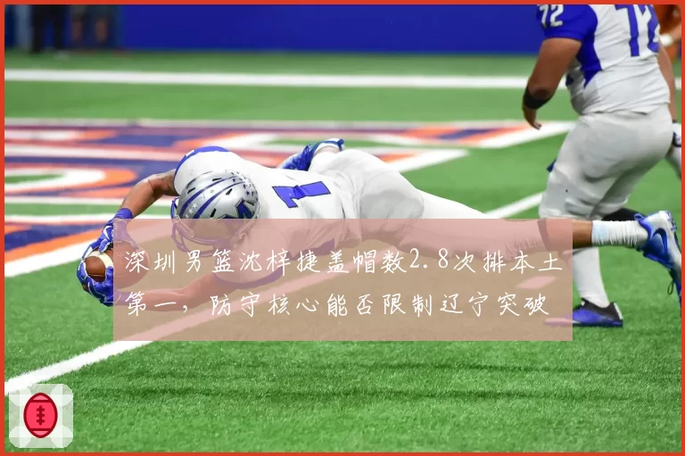 深圳男篮沈梓捷盖帽数2.8次排本土第一，防守核心能否限制辽宁突破